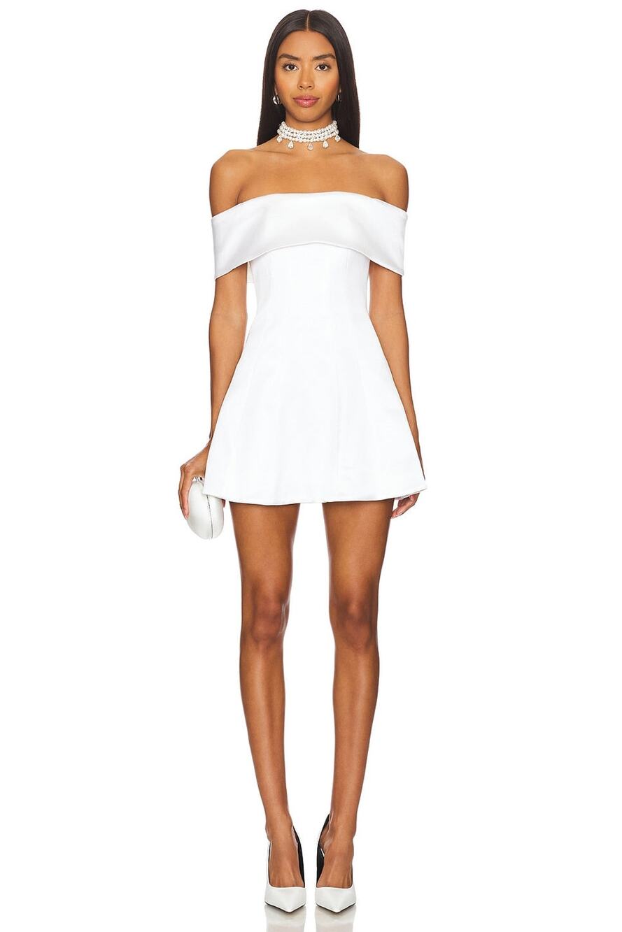 Lovers and Friends Elise Mini Dress in White